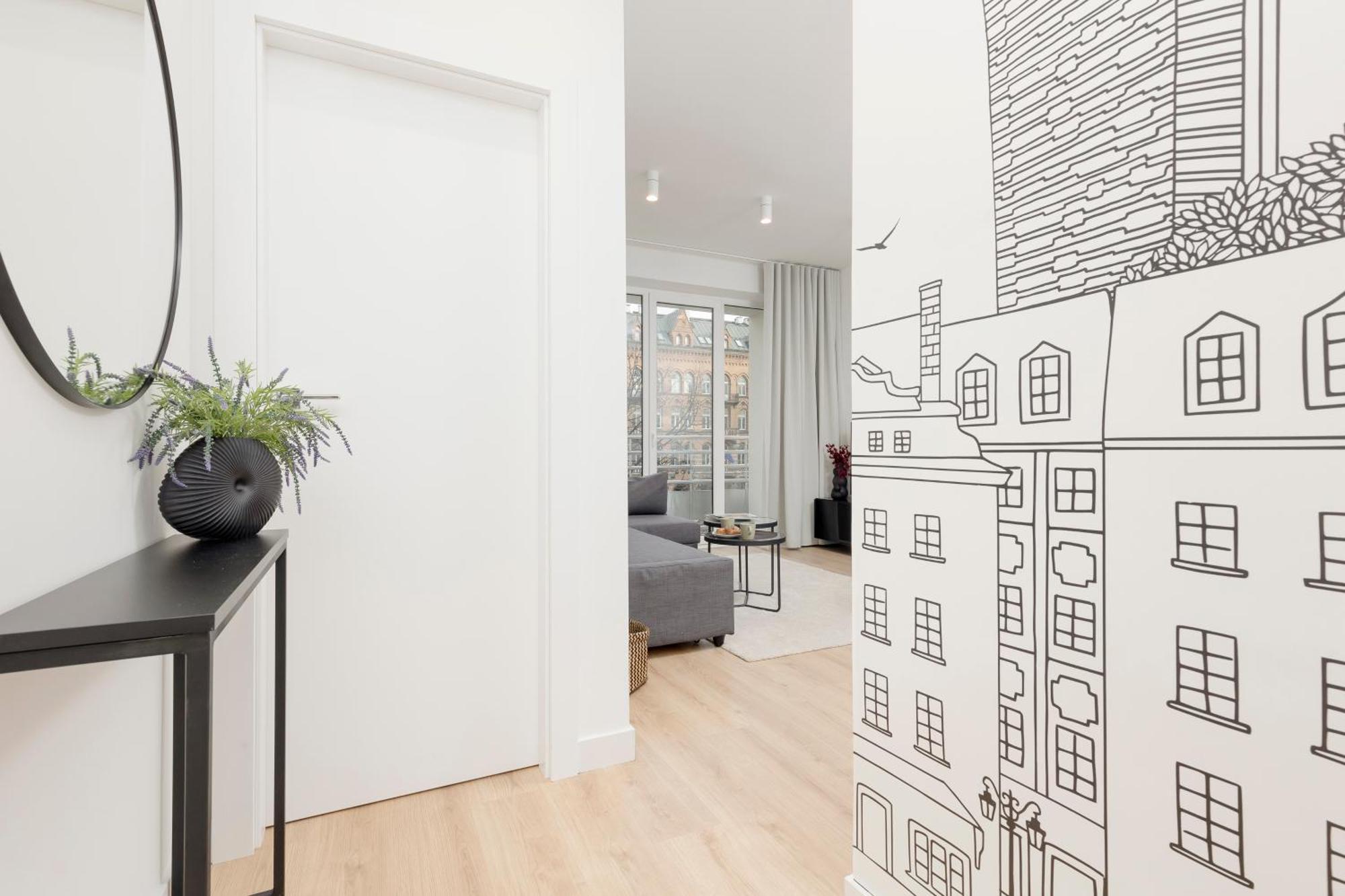 Amazing Spacious Apartments In Warsaw City Center By Noclegi Renters Exterior foto